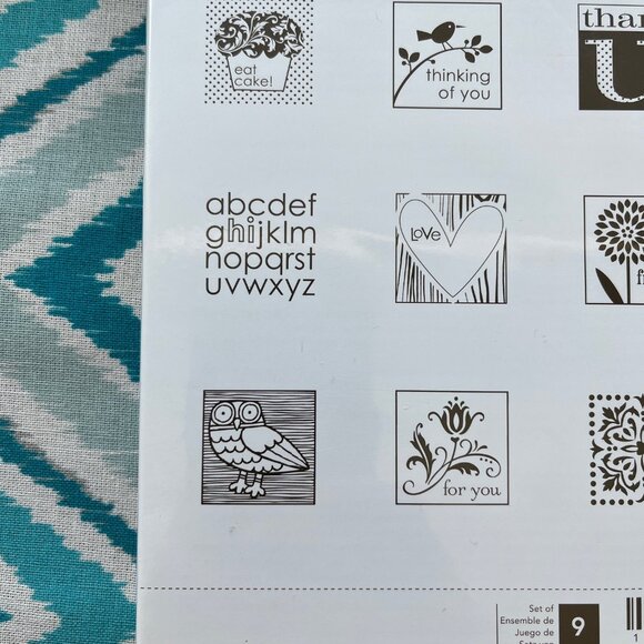 Stampin' Up! Cute by the Inch Clear Cling Mount Stamps, Set of 9, Hostess Set - Picture 4 of 6